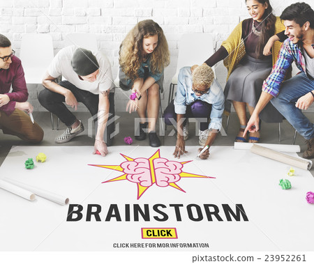 Brainstorm Ideas Plan Strategy Concept Brainstorm Ideas Plan Strategy Concept 23952261