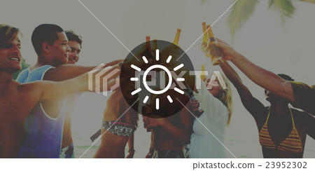 Widget Weather Sun Heat Warm Day Concept 23952302