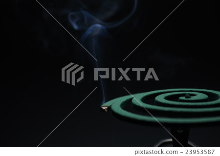 Mosquito coil with fire 23953587