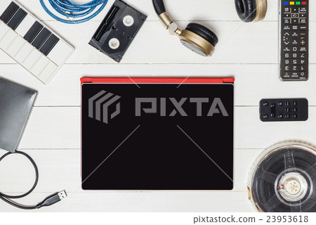 Computer Music production Instruments. 23953618