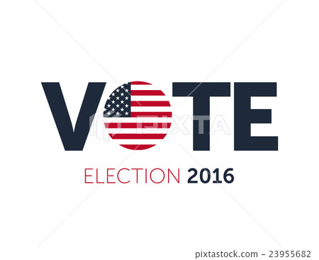 2016 voting poster. Presidential election 2016 23955682