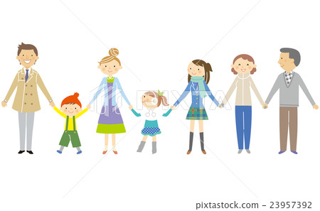 手系家庭秋冬 23957392