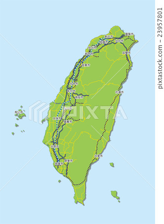 Taiwan Map 23957801