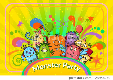 Cartoon Monsters Background Cartoon Monsters Background 23958250