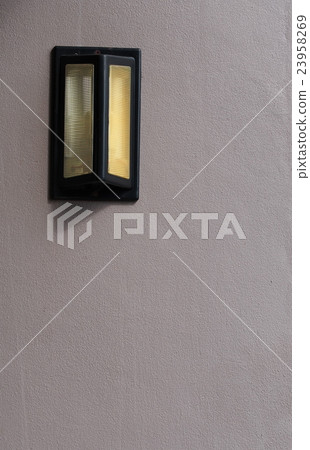 amp lantern in vintage style installed on wall 23958269