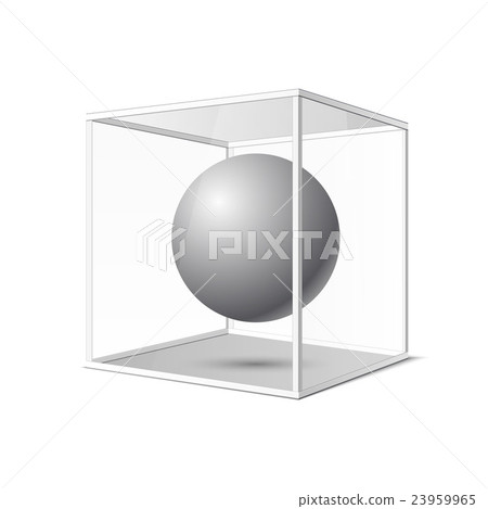 Four transparent gray glass cubes, vector eps10 Four transparent gray glass cubes, vector eps10 23959965