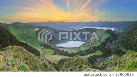 Mountain landscape Ponta Delgada, Azores, Portugal Mountain landscape Ponta Delgada, Azores, Portugal 23960039