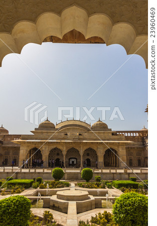 Garden view of Amber fort in Jaipur India 23960469