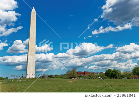 beautiful sky and Washington monument beautiful sky and Washington monument 23961841
