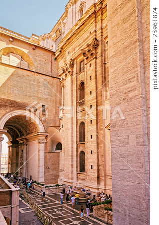 Inside of Vatican city in Rome of Italy Inside of Vatican city in Rome of Italy 23961874