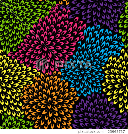 Abstract Flower Seamless Pattern Background 23962737