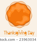 Pumpkin pie for Thanksgiving Day 23963034