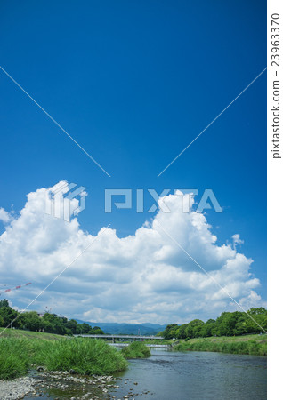 鴨川夏日風光的顏色 鴨川夏日風光的顏色 23963370