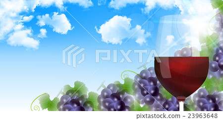 葡萄酒秋天背景 葡萄酒秋天背景 23963648