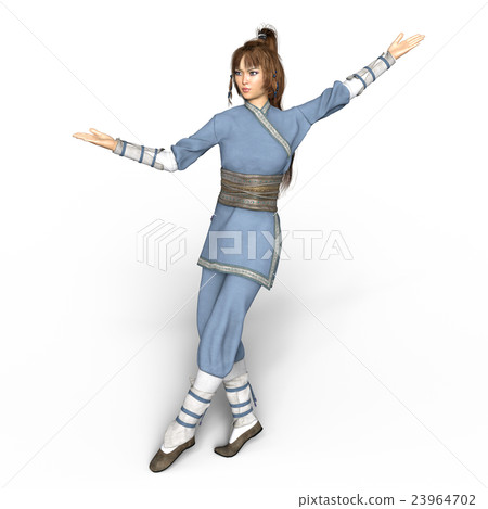Kung Fu Girl - Stock Illustration [23964702] - PIXTA