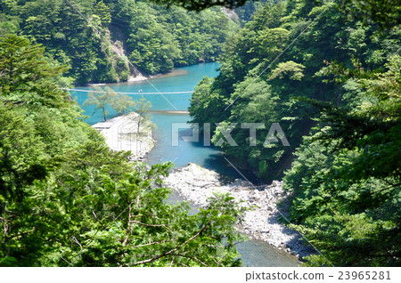 Photograph of Susumugyo Onsen dream suspension bridge Photograph of Susumugyo Onsen dream suspension bridge 23965281