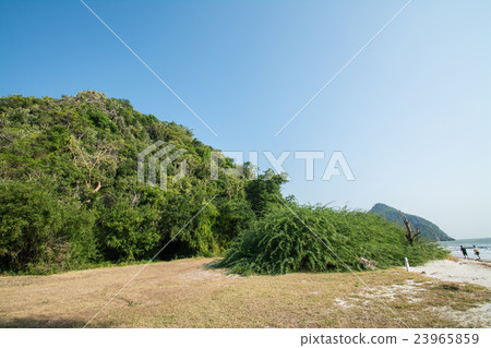 Sampraya beach in Samroiyod nation park, Pranburi, 23965859