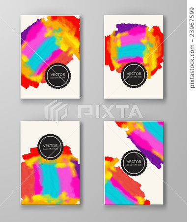 Vector Watercolor set Vector Watercolor set 23967599