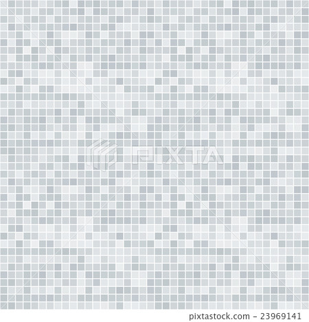 Abstract grayscale pixelated seamless pattern 23969141