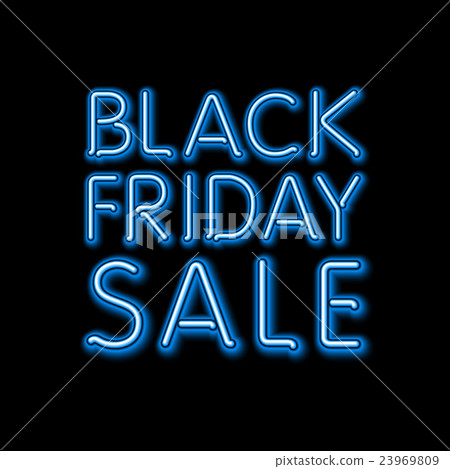 Black Friday retro light frame Vector illustration Black Friday retro light frame Vector illustration 23969809