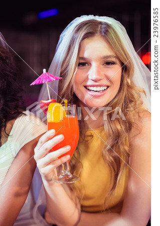 Pretty girl with cocktail Pretty girl with cocktail 23976585