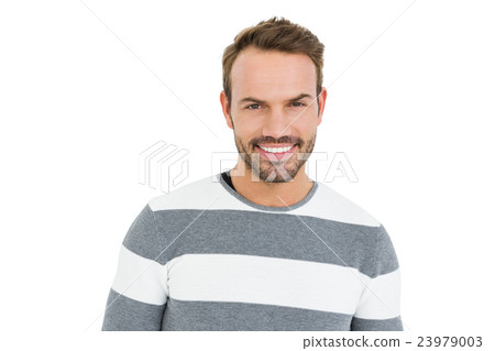 Happy young man in winter wear 23979003