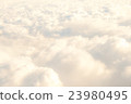 heavenly view high above the clouds 23980495