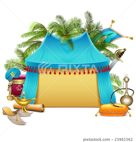 Vector Eastern Marquee 23981562