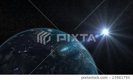 Earth 3DCG perming3DCG160812 Illustration material 23981793