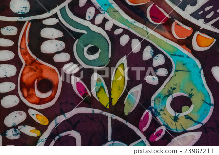 Tadpoles and whitebaits, fragment, hot batik Tadpoles and whitebaits, fragment, hot batik 23982211