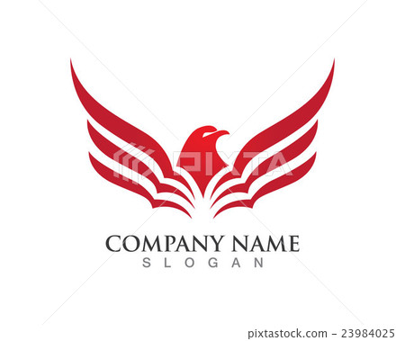 Stock Illustration: Falcon Logo Template