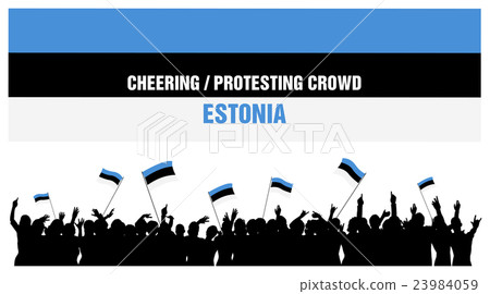 Cheering or Protesting Crowd Estonia Cheering or Protesting Crowd Estonia 23984059