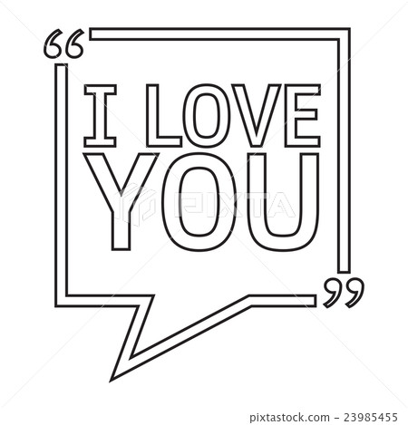 I LOVE YOU Lettering Illustration design I LOVE YOU Lettering Illustration design 23985455