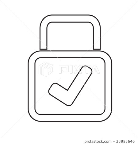 Lock Icon illustration design 23985646