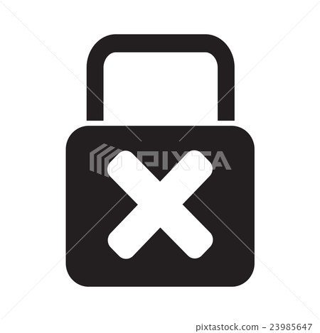 Lock Icon illustration design 23985647