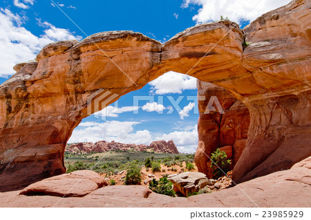 Broken Arch in Arches National Park, Utah; USA; 23985929