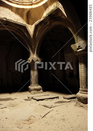 Ancient monastery Geghard in Armenia Ancient monastery Geghard in Armenia 23986485
