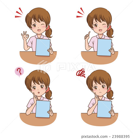 女護士的插圖 23988395