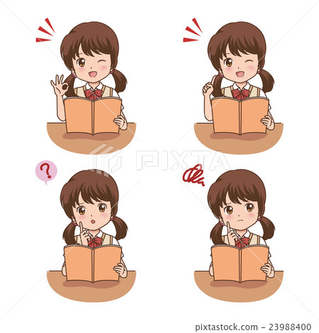 女學生插圖 23988400