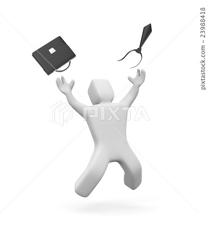 Vacation! Business metaphor. 3d illustration Vacation! Business metaphor. 3d illustration 23988418