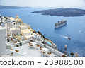Beautiful sea view from Santorini 23988500