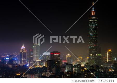 Taipei night view Taipei night view 23989454