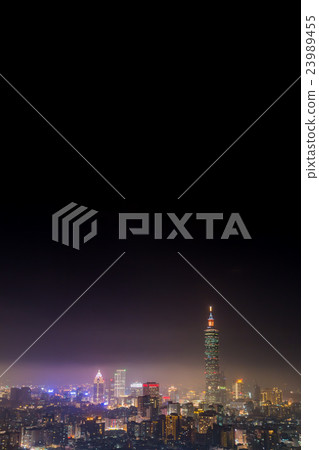 Taipei night view Taipei night view 23989455