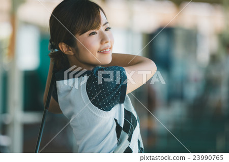 高爾夫 女生 女孩 23990765