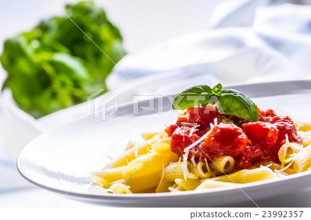 Pasta Penne with Tomato Bolognese Sauce, Pasta Penne with Tomato Bolognese Sauce, 23992357