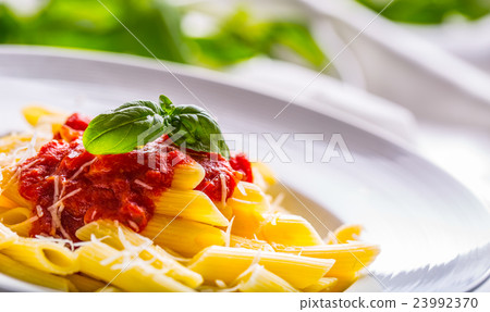 Pasta Penne with Tomato Bolognese Sauce, Pasta Penne with Tomato Bolognese Sauce, 23992370
