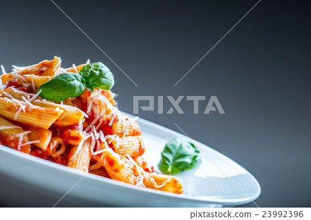 Pasta Penne with Tomato Bolognese Sauce, Pasta Penne with Tomato Bolognese Sauce, 23992396
