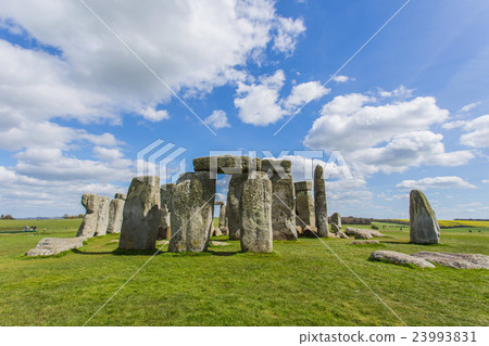 Stonehenge an ancient prehistoric stone. Stonehenge an ancient prehistoric stone. 23993831
