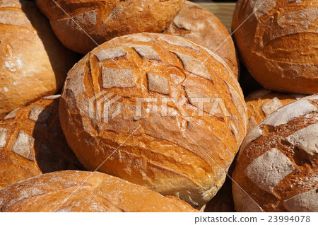 Traditional baked bread. 23994078