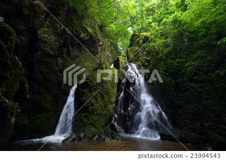 山谷瀑布岡山縣 23994543